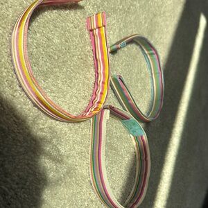 Colorful Striped headbands- Eliza B